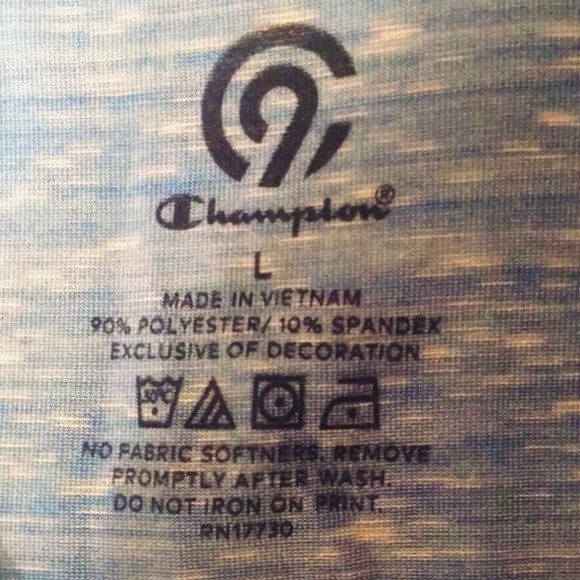 Champion Polo Shirt Golf Shirt Heathered Blue for Men New - Picture 7 of 9